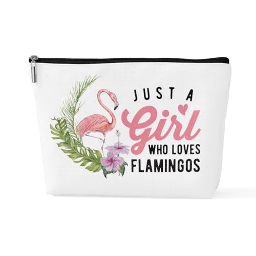 sugargoo Flamingo-Geldbörse, Reise-Make-up-Tasche, Kosmetiktasche, Flamingo-Geschenke für Frauen, Flamingo-Liebhaber, Flamngos2, 10*7*2.5 inches von sugargoo