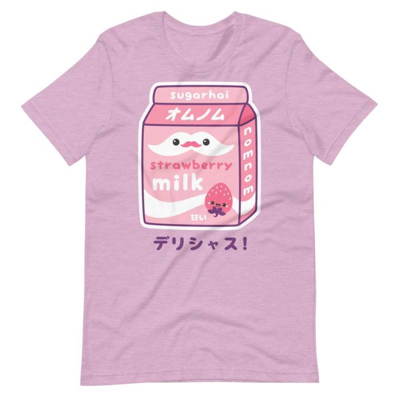 Kawaii Erdbeermilch Shirts, Süße Kleidung, Plus Größen Erhältlich von sugarhai