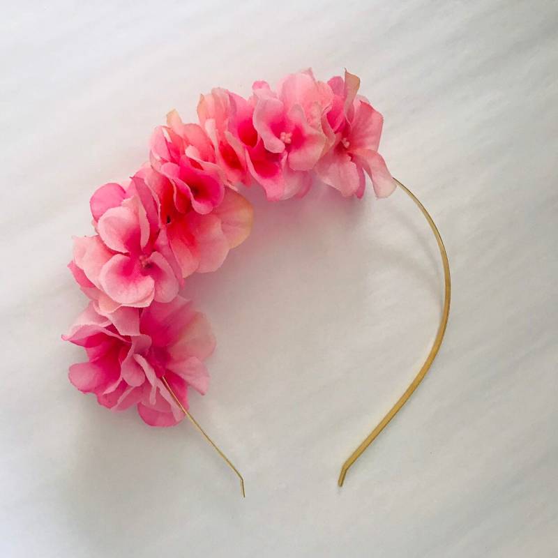 Rosa Passion Blumenkrone - Blumen Stirnband Blumenmädchen Rosa Passion Blumenkrone - Blumen Stirnband Blumenmädchen von sugarlux