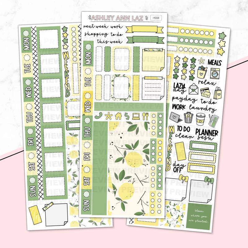 Hobonichi Weekly Kit - Sommer Zitrone Hobonichi Weekly Kit - Sommer Zitrone von sugarmintsco