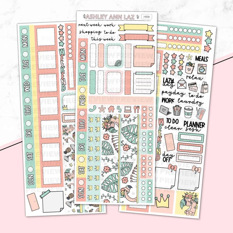Hobonichi Wochenpackung - Flamingo von sugarmintsco