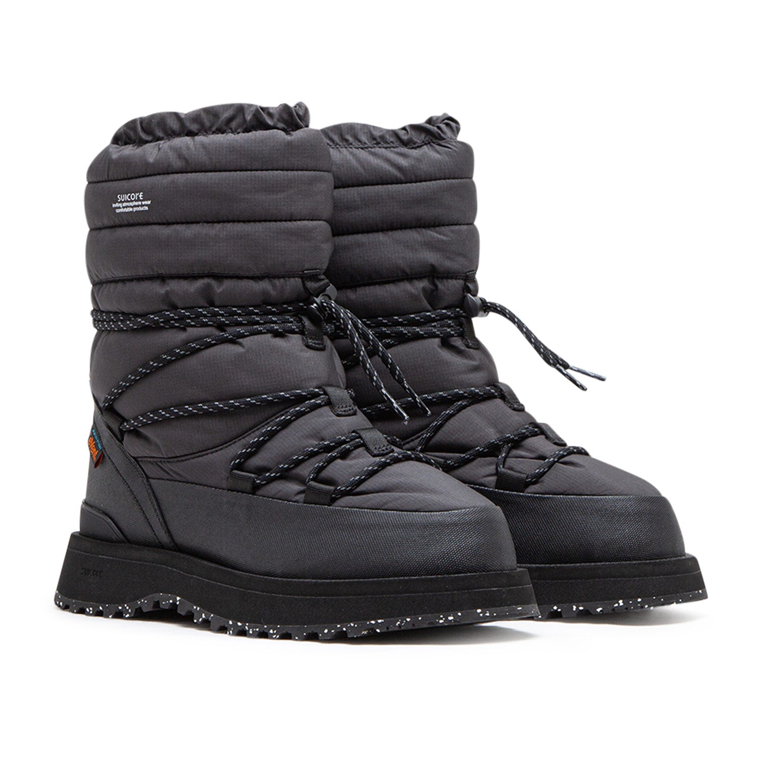 suicoke bower-evab-hi-lace (black) von suicoke