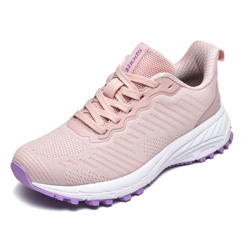 Sumateng Sneaker Herren Sportschuhe rutschfest Atmungsaktiv Laufschuhe Damen Turnschuhe Leichte Schuhe Gym Fitness Joggen Laufen Casual Sneakers Purple 42 EU von Sumateng