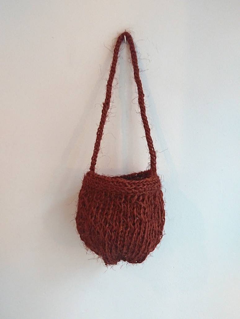 Sisal Gestrickter Korbtasche, Seil Tasche Häkeln Makramee Boho Hippie Sisal Gestrickter Korbtasche, Seil Tasche Häkeln Makramee Boho Hippie von summerclub
