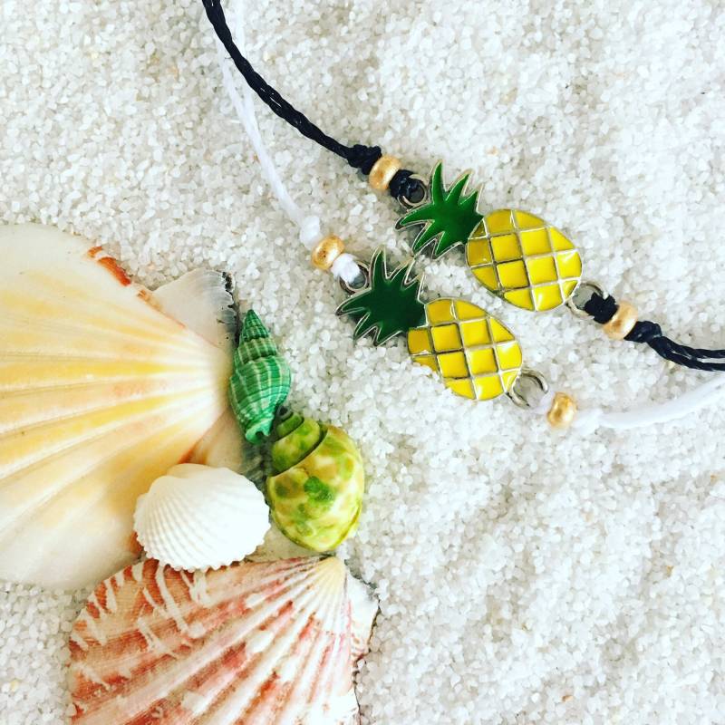 Ananas Verstellbares Wasserdichtes Armband, Schmuck, Wachsschnur Wasserdichte Schnur Ananas Verstellbares Wasserdichtes Armband, Schmuck, Wachsschnur Wasserdichte Schnur von summerstylebracelets