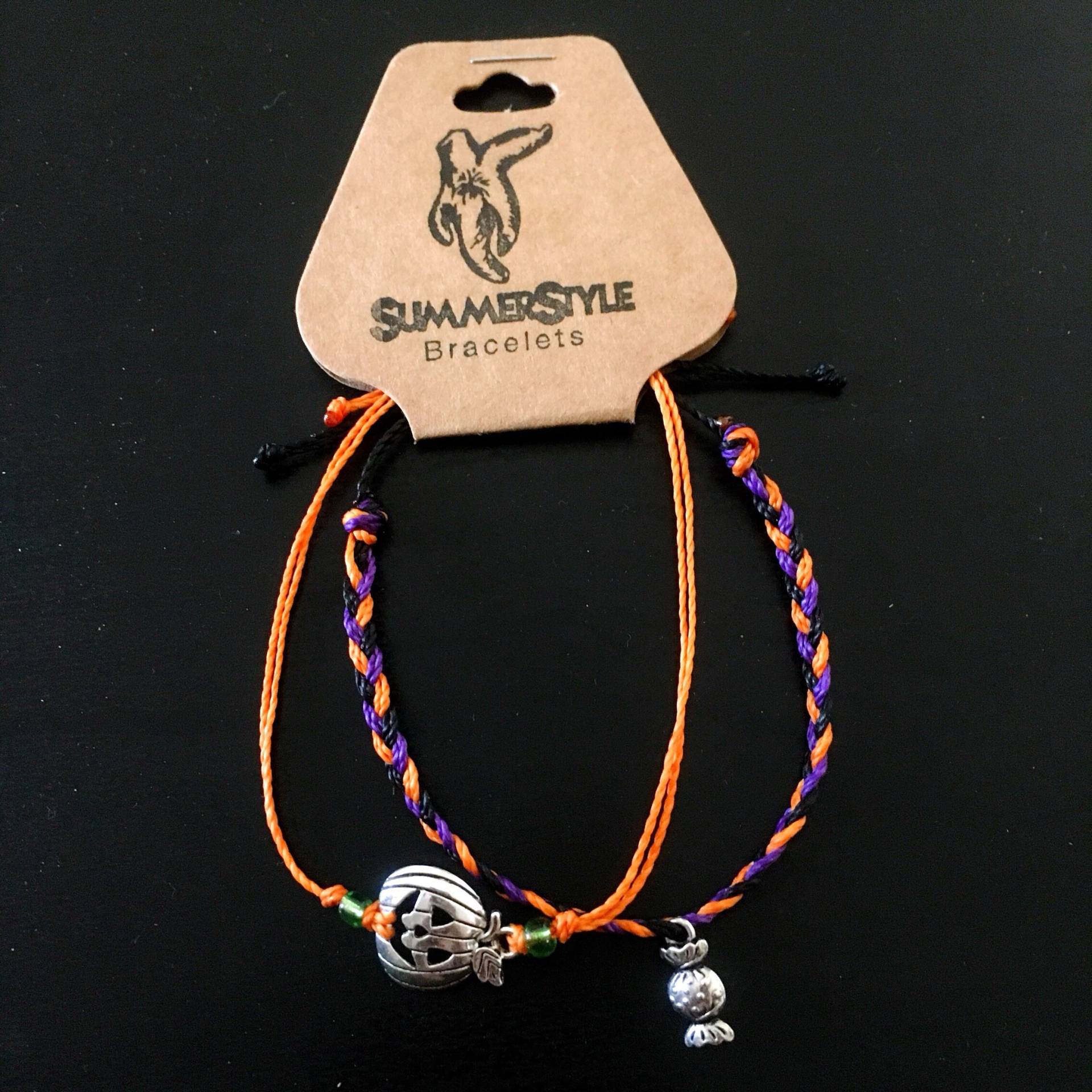 Halloween Kürbis & Süßigkeiten Verstellbares Wasserdichtes Armbandset, Schmuck, Jack O Lantern Armband, Summerstyle Armbänder Halloween Kürbis & Süßigkeiten Verstellbares Wasserdichtes Armbandset, Schmuck, Jack O Lantern Armband, Summerstyle Armbänder von summerstylebracelets