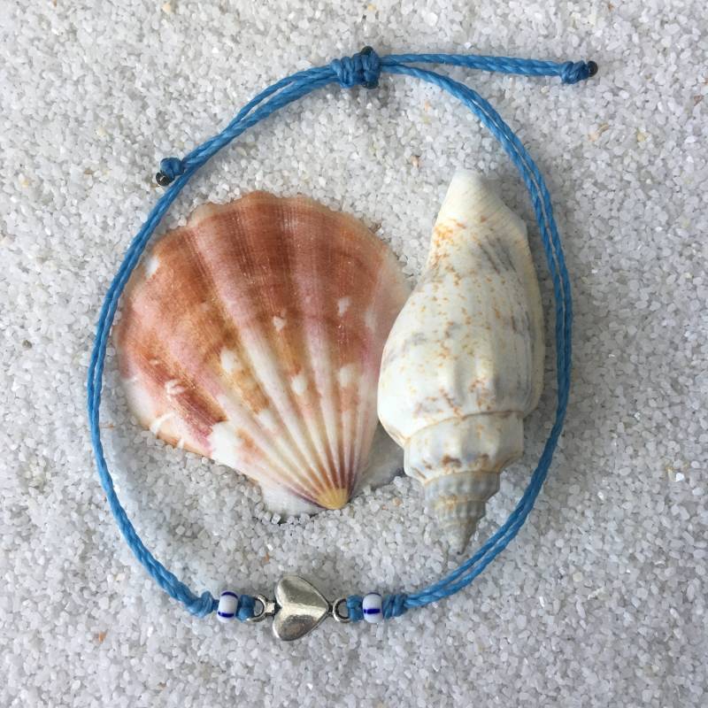Herz Armband Benutzerdefinierte Einstellbar Wasserdicht Armband, Bettelarmband, Wachs Schnur Wasserdichte Herz Armband Benutzerdefinierte Einstellbar Wasserdicht Armband, Bettelarmband, Wachs Schnur Wasserdichte von summerstylebracelets