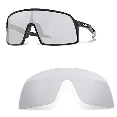 Kompatibel Ersatzgläser für Oakley Sutro S OO9462, Klar von sunglasses restorer