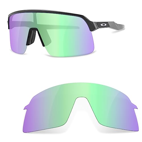 Kompatible Ersatzgläser für Oakley Sutro Lite OO9463, photochrom, transparent oder farbig, Saphirgrün, M von sunglasses restorer