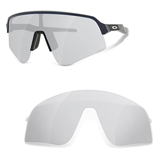 Kompatible Ersatzgläser für Oakley Sutro Lite Sweep OO9465, Klar von sunglasses restorer