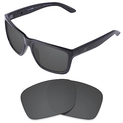sunglasses restorer Polarisierte Erastzgläser für Arnette Witch Doctor 4177 (Polarized Black Iridum Gläser) von sunglasses restorer