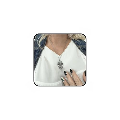 sunglnl Gothic-Halskette für Herren, Vintage-Schloss, hohl, geometrische Anhänger-Halsketten, personalisierbar, minimalistischer Stil, Schmuckgeschenk, 45.4CM/17.87 Inches + 5.6CM/2.2 Inches Extender sunglnl Gothic-Halskette für Herren, Vintage-Schloss, hohl, geometrische Anhänger-Halsketten, personalisierbar, minimalistischer Stil, Schmuckgeschenk, 45.4CM/17.87 Inches + 5.6CM/2.2 Inches Extender von sunglnl