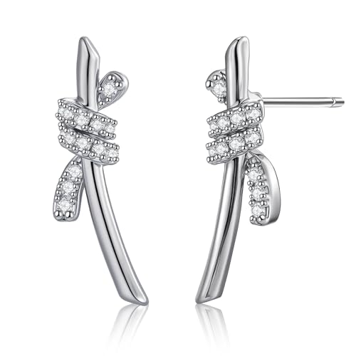 SUNLAND Elegante Ohrstecker mit Knotenstab-Design von sunland