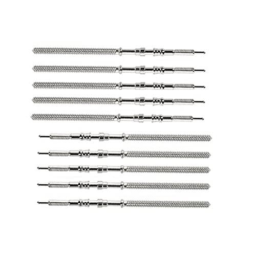sunwes 10Pcs Bewegung Uhr Stahl Kit Uhr von Teilen NH35 NH36 NH38 NH39 Bewegung Uhr Ersatzteile, silber von sunwes