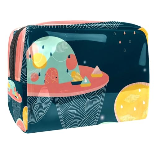 Kosmetiktasche für Frauen,kleine Make-up-Tasche für Geldbörse,Cartoon-Frucht-Wassermelone,Reisekosmetiktasche,Make-up-Tasche von suojapuku