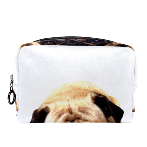 Kosmetiktasche für Frauen,kleine Make-up-Tasche für Geldbörse,Ich Habe einen Kaffeehund,Reisekosmetiktasche,Make-up-Tasche von suojapuku