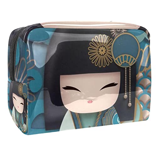 Reise Make-up Tasche,Kulturbeutel,Kosmetiktasche,Mädchen im japanischen Stil,Kosmetiketui,wasserdicht,Make-up-Beutel aus PVC von suojapuku