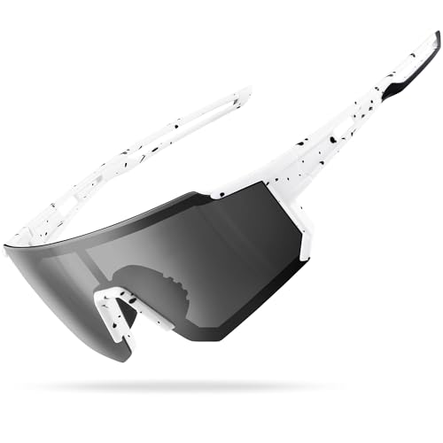 Fahrradbrille für Herren, polarisierte Sport-Sonnenbrille, Damen, Lauf-Wrap Around-Mtb-Ski-Bike für Outdoor, 9 von suoso