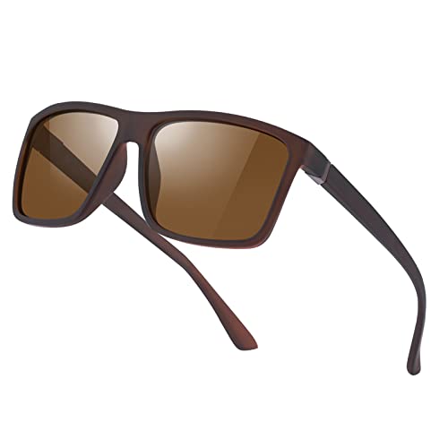 suoso Polarisiert Sonnenbrille Herren Damen Unisex Schwarz Retro Ultraleicht Rahmen UV400 Shutz Sonnenbrillen Polarisierte Klassische Brille für Fahren Geschäftsreise Reise Eisblau（cha） von suoso