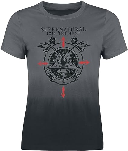 Supernatural Symbols Frauen T-Shirt Multicolor M 100% Baumwolle Fan-Merch, Filme, Horror, TV-Serien von super.natural