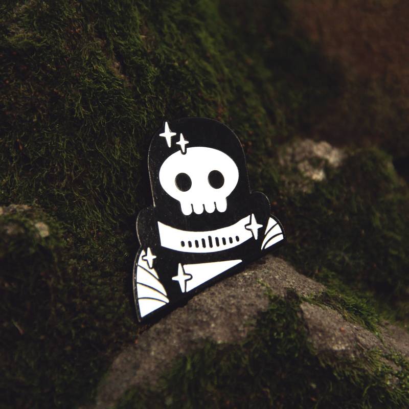 Space Janitor Emaille Pin von supergutter