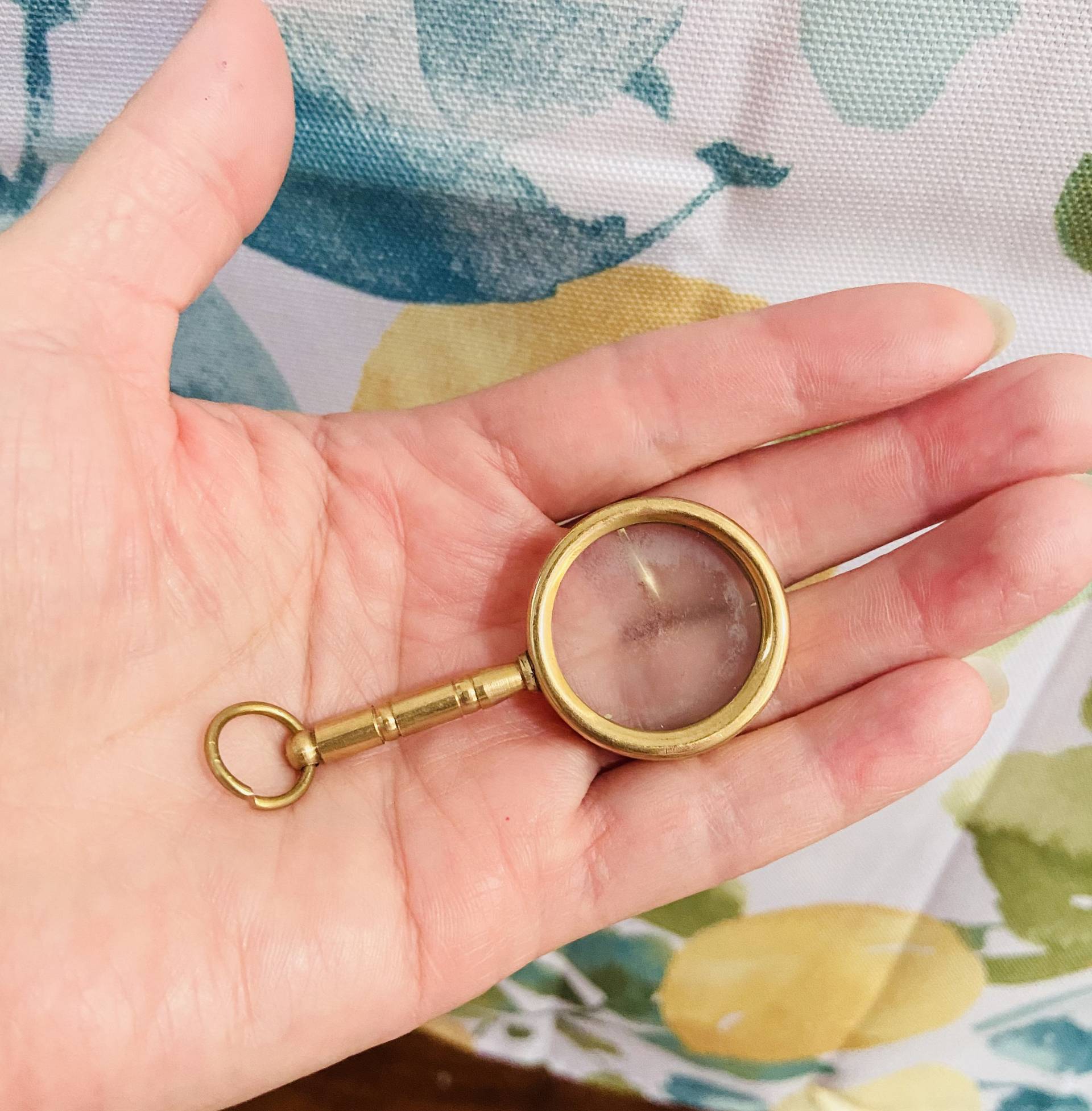 Vintage Style Lupe Anhänger/Antike Bronze Schmuckzubehör Leseglas Tasche Halskette von suppliesatetsy