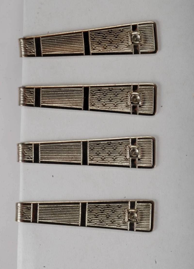 Lot Von 4 Vintage Massivem Messing Versilbert Unvollendet Geätzt Design Krawattenhalter Tieclips Diy Ungetragen Lot Von 4 Vintage Massivem Messing Versilbert Unvollendet Geätzt Design Krawattenhalter Tieclips Diy Ungetragen von supplyguy