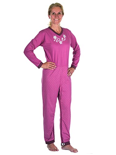 Suprima Care Function Pflege-Schlafanzug Blumenranke Größe: M von suprima