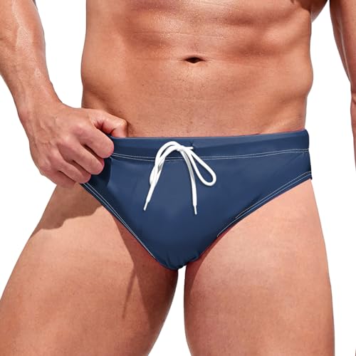 sutelang lurryly Badehose Herren Sexy Badeslip Kurz Eng Jungen Sommer Resistent Schwimmhose Freizeit Kurze Badehose Slim Fit Slip Strandhosen Unterwäsche von sutelang lurryly