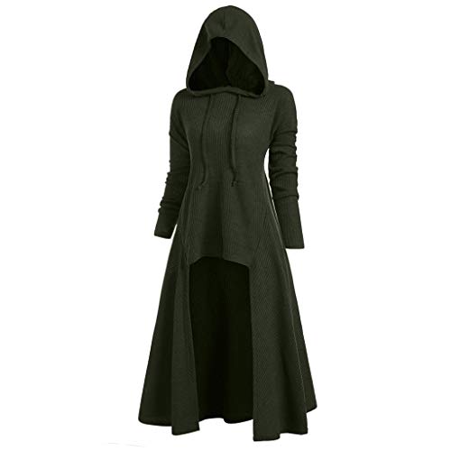 sutelang lurryly Gothic Kleider Mittelalter Kleid Damen - Schulterfrei Prinzessin Kleider Für Halloween Karneval Kostüm Damen Kleid Lagertha Kostüm Festlich (1-Green, L) von sutelang lurryly