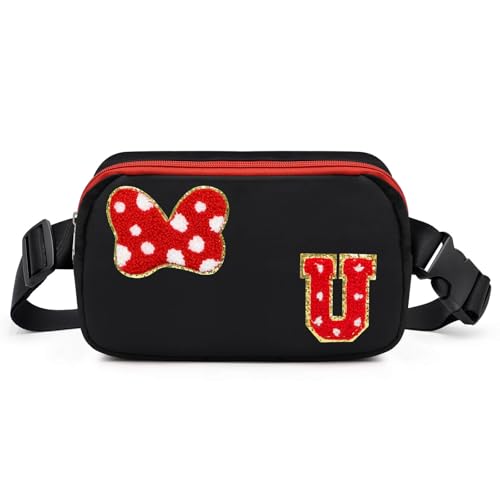 Chenille Bauchtasche mit Initialbuchstaben, Schleife, Maus, wasserdicht, für Park, Umhängetasche, Weihnachten, Geburtstag, Geschenke für Teenager, Mädchen, Tochter, Damen, Kinder, Erwachsene Chenille Bauchtasche mit Initialbuchstaben, Schleife, Maus, wasserdicht, für Park, Umhängetasche, Weihnachten, Geburtstag, Geschenke für Teenager, Mädchen, Tochter, Damen, Kinder, Erwachsene von sweet lion