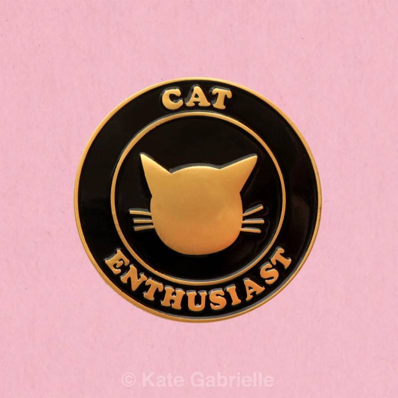 Katzen-Enthusiast Emaille Pin/Es Ist Immer Sonnig Inspiriert Anstecknadel von sweetandlovely