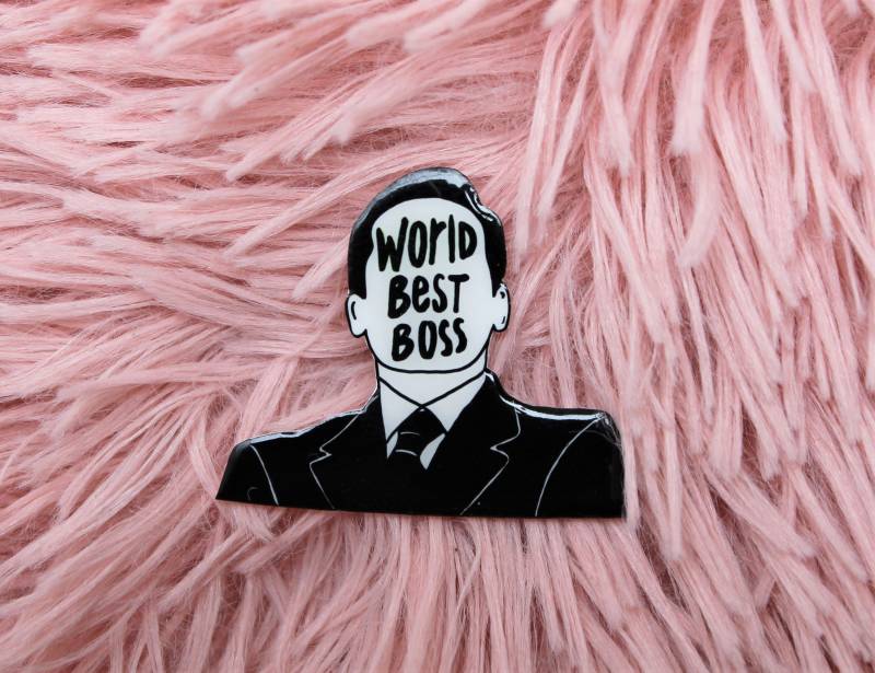 "Brosche "World Best Boss" - Michael Scott Pin Geschenk." "Brosche "World Best Boss" - Michael Scott Pin Geschenk." von sweetgrenadine