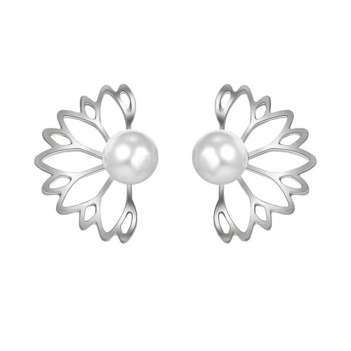 Lotusblumen-Ohrmanschetten, vergoldet, versilbert, Bohemian-Stil, Vintage, hohl, Lotu-Blumen-Perlen, kleine Ohrmanschetten, Ohrstecker für Damen, Weihnachten, Geburtstag, Party, Schmuck, Geschenke Lotusblumen-Ohrmanschetten, vergoldet, versilbert, Bohemian-Stil, Vintage, hohl, Lotu-Blumen-Perlen, kleine Ohrmanschetten, Ohrstecker für Damen, Weihnachten, Geburtstag, Party, Schmuck, Geschenke von swglcowo
