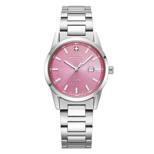 swiss alpine military Damen Uhr Analog Quarz 7767.1136SAM Edelstahl von swiss alpine military