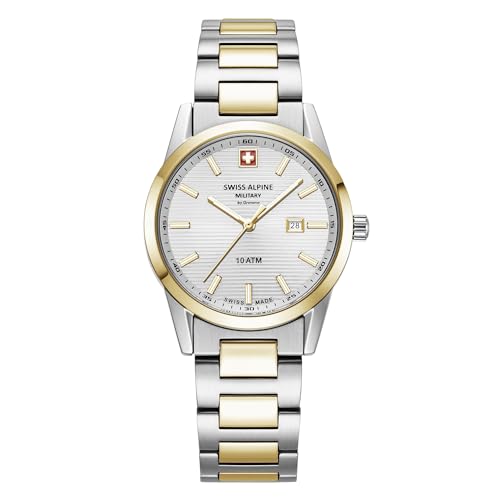 swiss alpine military Damen Uhr Analog Quarz 7767.1142SAM Edelstahl von swiss alpine military