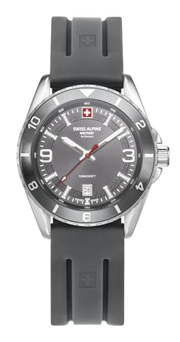 swiss alpine military Herren Uhr Analog Quarz 7034.1832SAM Silikon von swiss alpine military