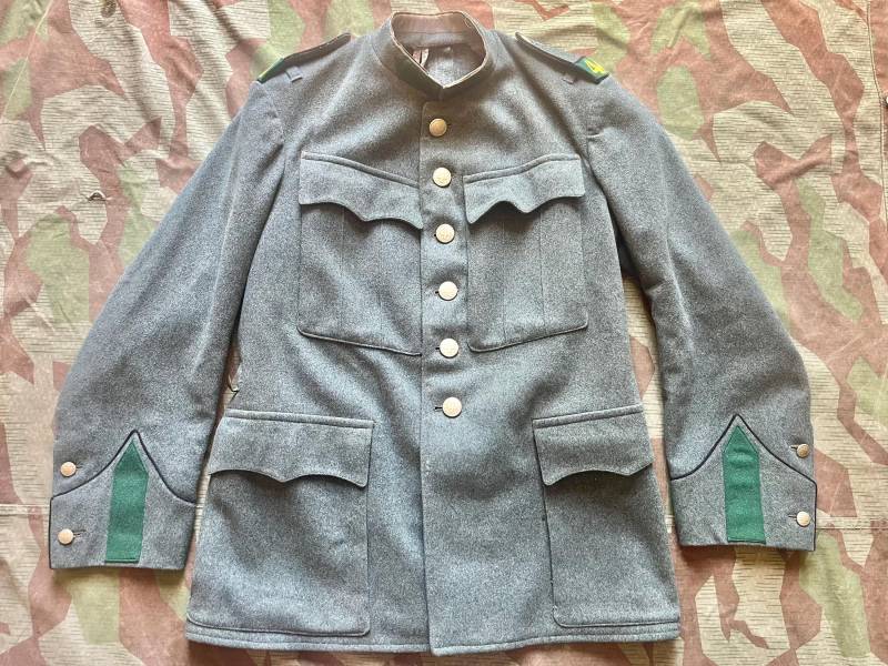 Original Seltene Schweizer Armee Infanterie Soldat Uniformjacke Ord.26 Frühkriegsschütze von swissarmymilitaria