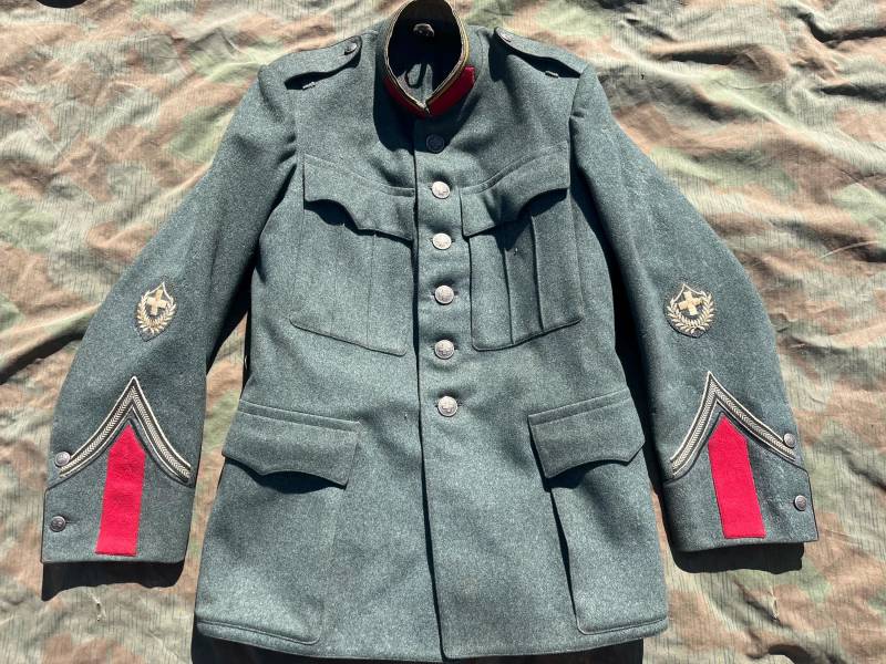 Original Ww2 Schweizer Armee Artillerie Sergeant Uniform Jacke Ord.26 Frühen Krieg Vintage von swissarmymilitaria