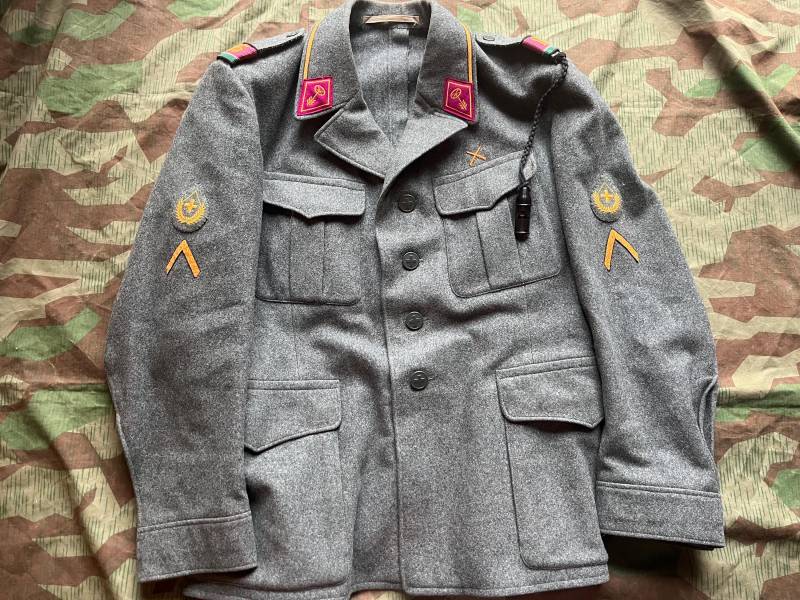 Kalter Krieg Schweizer Jacke Sergeant Mit Pfeife Ord 49 Wolle Uniform Original Unteroffizier von swissarmymilitaria