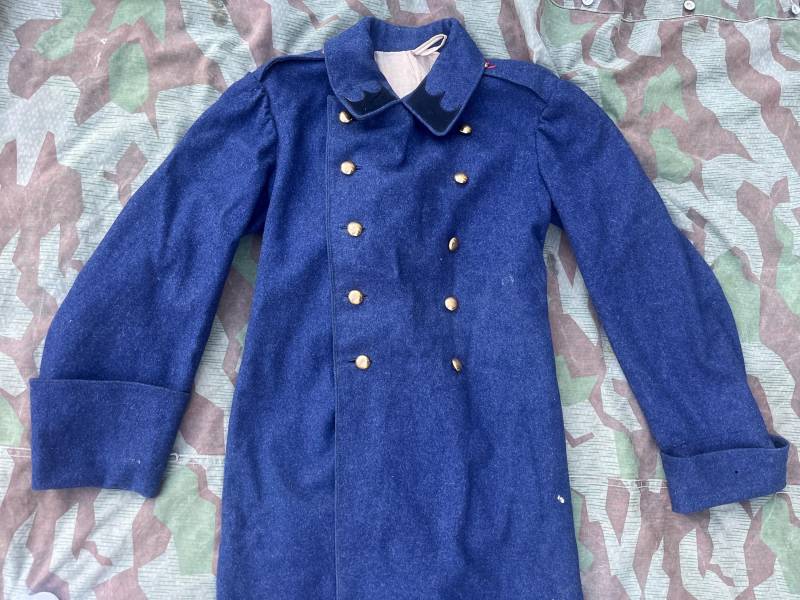 Sehr Seltener Schweizer Militär-Infanterie-Wollmantel Aus Dem 1. Weltkrieg, Uniform, Vintage, Original-Ord 1898, Früher Kriegsmantel von swissarmymilitaria