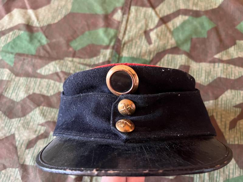 Seltene Schweizer Militär Ww1 Ingenieur Pionier Feldmütze Hut Uniform Größe 54 Ord 1898 Soldat von swissarmymilitaria