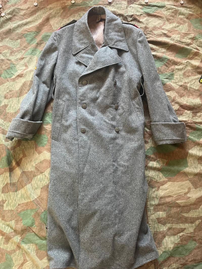 Kalter Krieg Schweizer Mantel Uniform Vintage Trenchcoat Ord 49 Wolle Soldat Original von swissarmymilitaria
