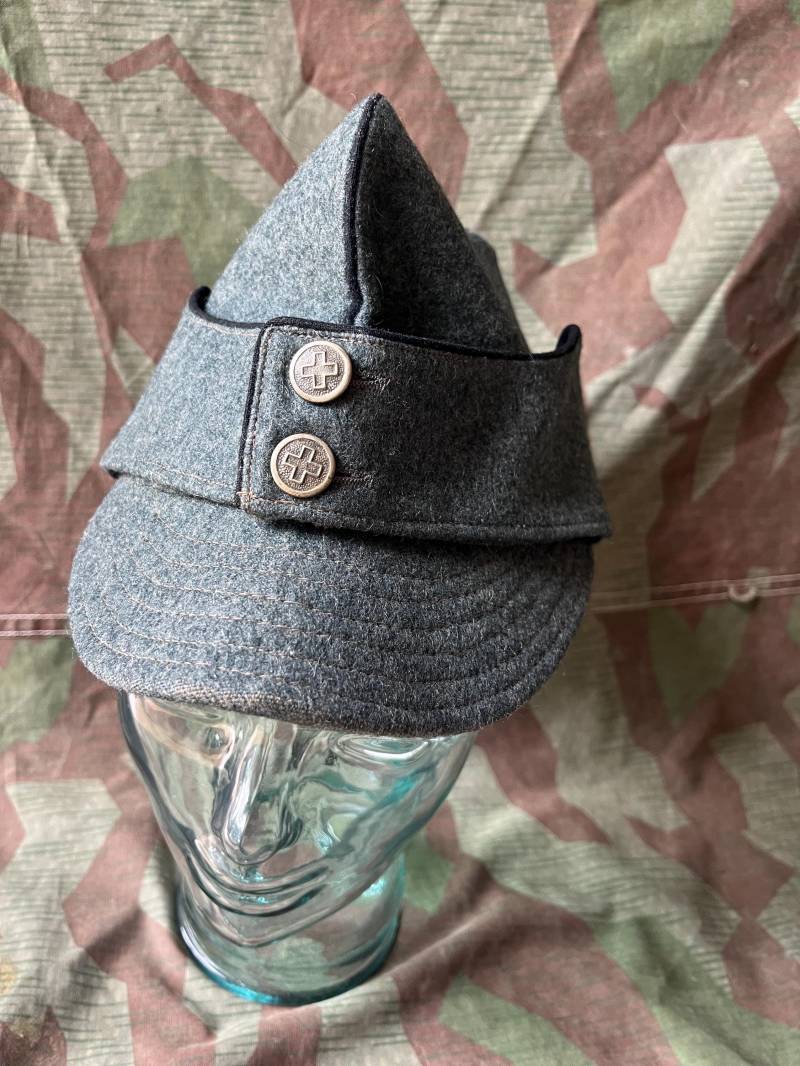 Wirklich Seltener Prototyp Einer Seitenmütze Der Schweizer Armee Aus Dem 2. Weltkrieg, Uniform Mit Schirm, Ord. 26 Größe 57 Gebirgsjäger von swissarmymilitaria