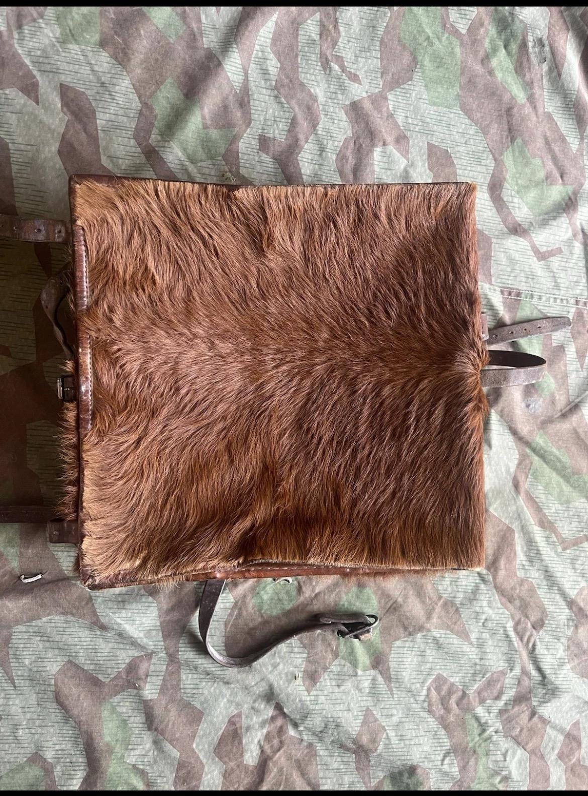 Ww2 Schweizer Armee Rucksack Quadratisch Artillerie Brotbeutel Furr Original von swissarmymilitaria