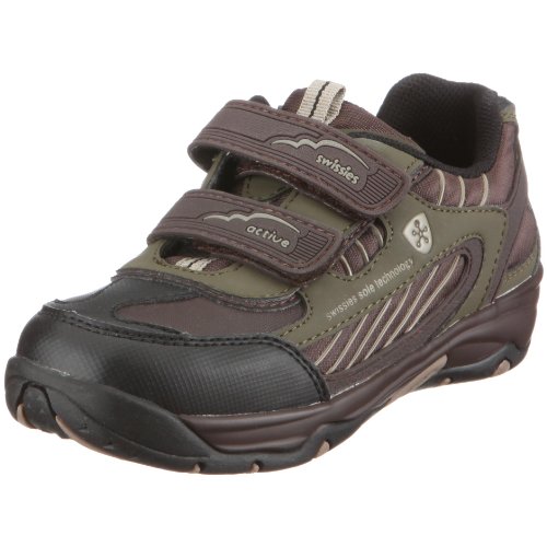 Swissies Fast BF0015M2M1UV Jungen Halbschuhe, grau, ( tobac / jungle ), EU 28 von Swissies