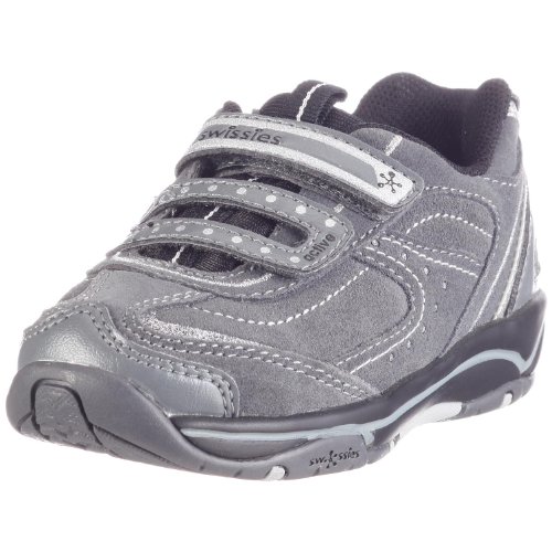 Swissies Kim GF0061L1M0QM Mädchen Halbschuhe, grau, ( antracite / silber ), EU 26 von Swissies