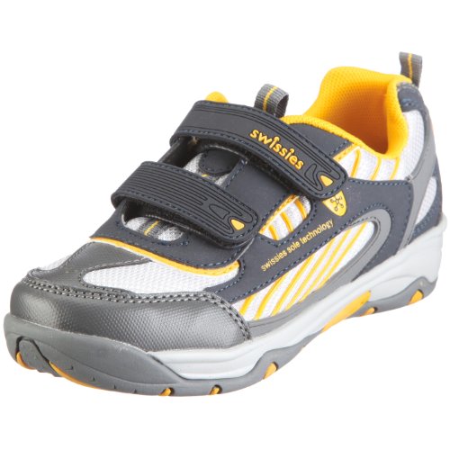 swissies Fast 000001/000002-0046, Jungen, Halbschuhe, Blau (Dark Navy/Taxi Yellow), EU 30 von swissies