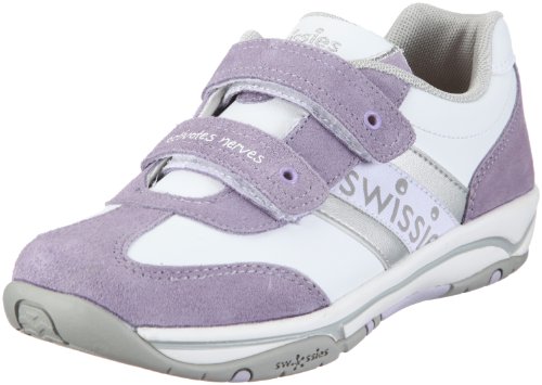 Swissies Jasmine 000002/000012-0084, Mädchen, Halbschuhe, Violett (Lavanda/White/Silver), EU 34 von Swissies