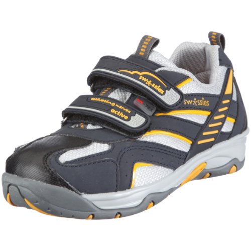 Swissies Storm SS11 000001/000024-0041, Jungen, Halbschuhe, Blau (Dark Navy/Silver/Taxi Yellow), EU 32 von Swissies